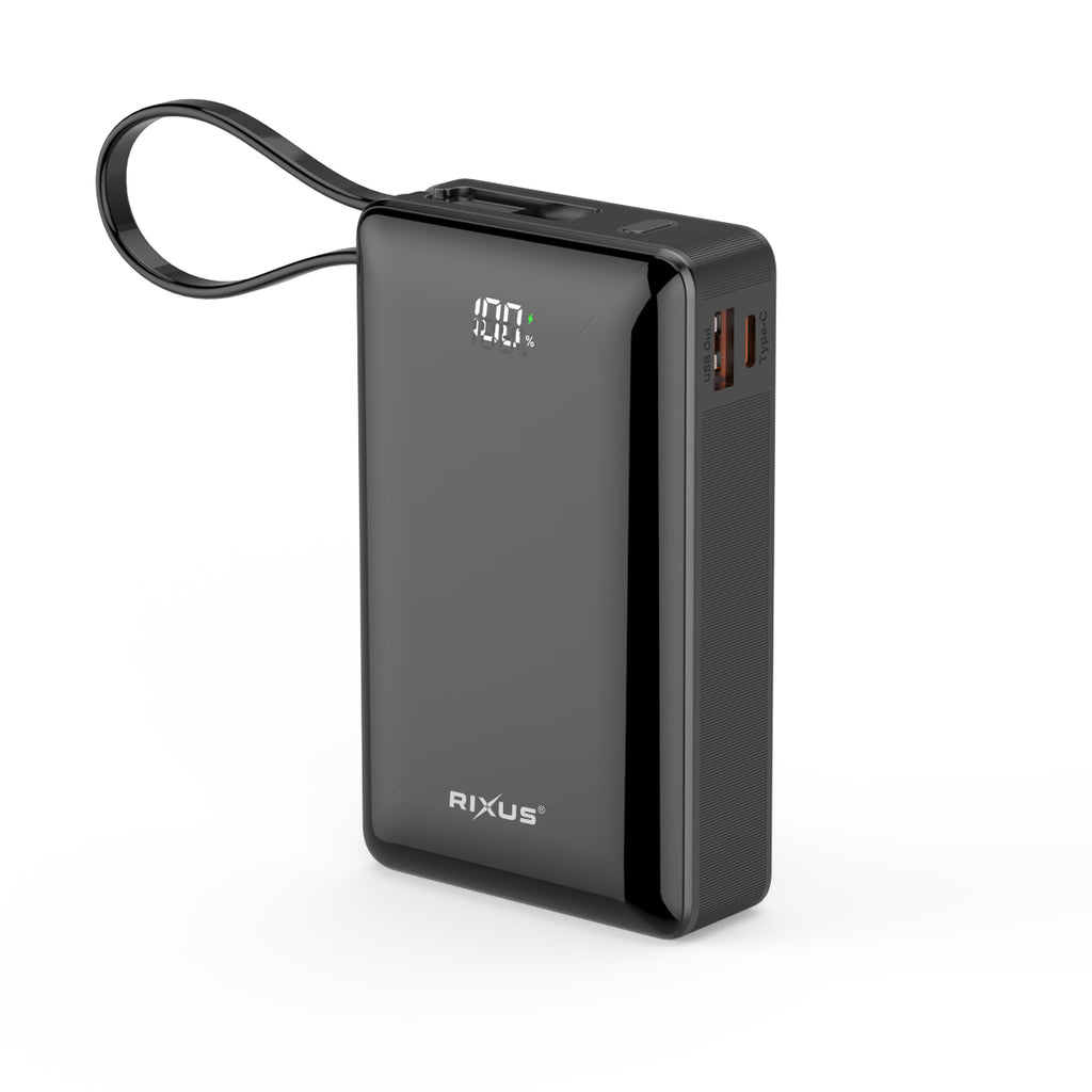 Power Bank With Build-in handstrap cable 20.000 mAh