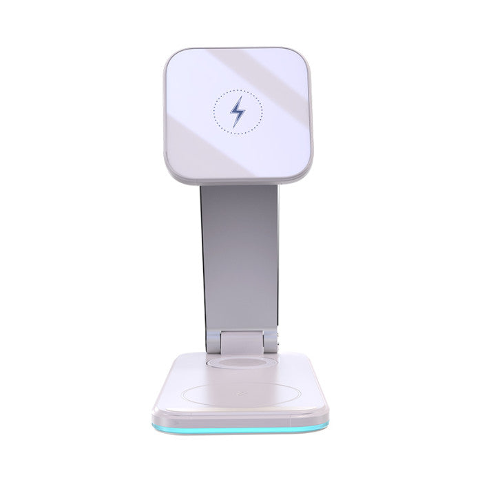 3 In 1 Foldable Desktop Wireless Charging Dock Stand Charger For Iphone