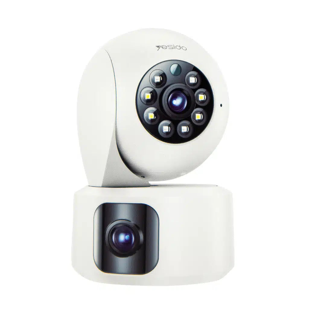Indoor Dual Lens Camera Wireless Security Cam WiFi Surveillance System with Night