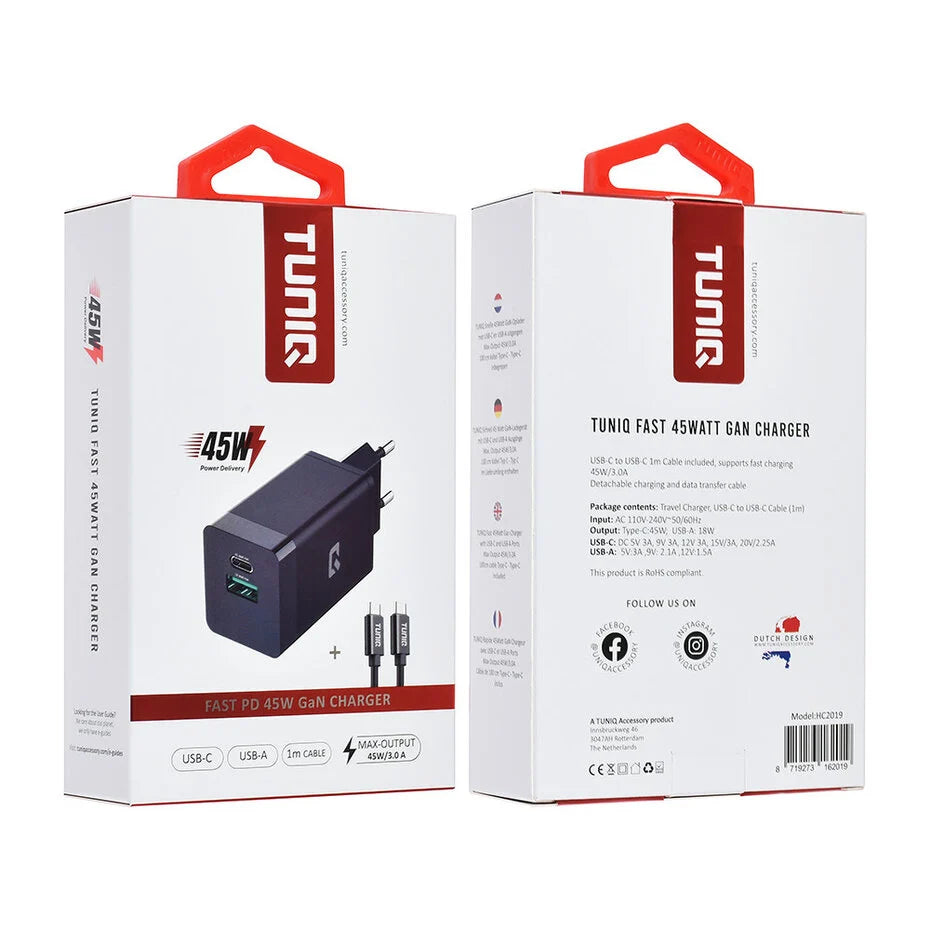 Fast PD 45W GaN Charger